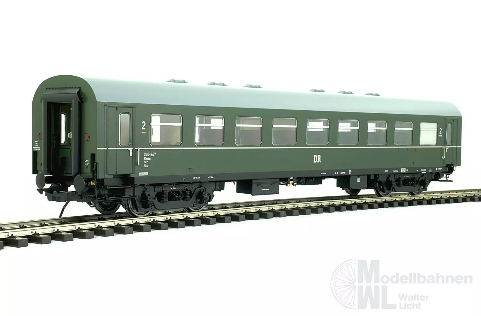 Lenz 41180-01 - Reko-Wagen DR Ep.III B4mgl 2.Kl Betr.-Nr.260-247 Spur 0