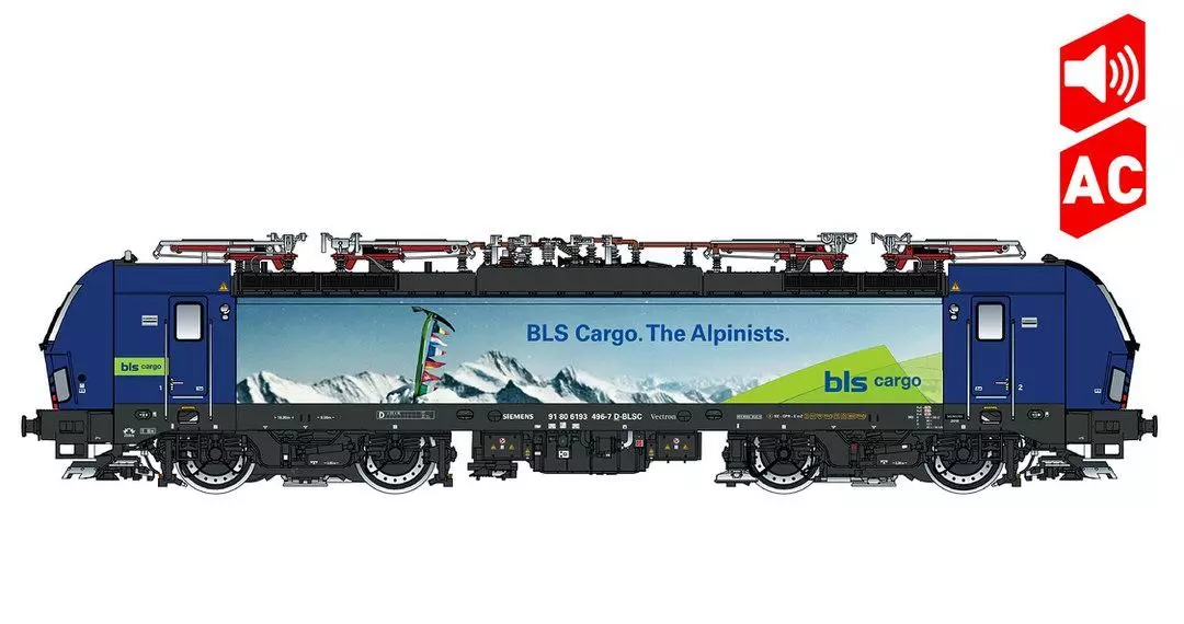 LS Models 17616S - E-Lok BR 193 Vectron HUPAC / BLS Cargo Ep.VI H0/WS Sound