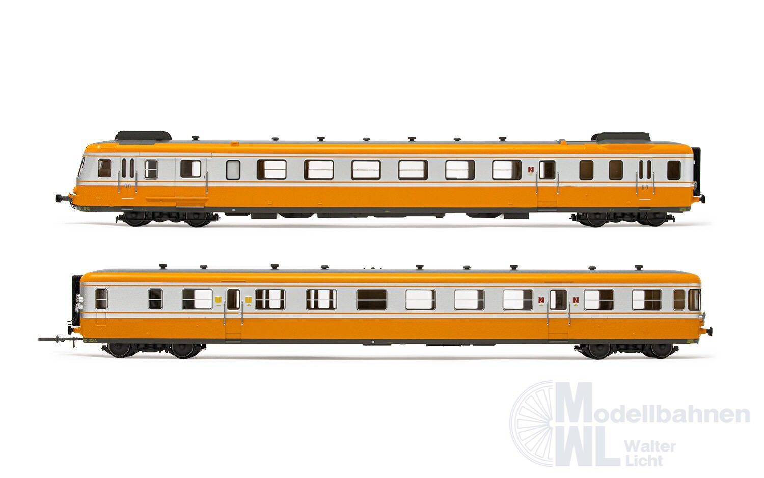 ar2636 Arnold 2636 - Dieseltriebwagen RGP2 SNCF Ep.IV orange/silber N 1:160