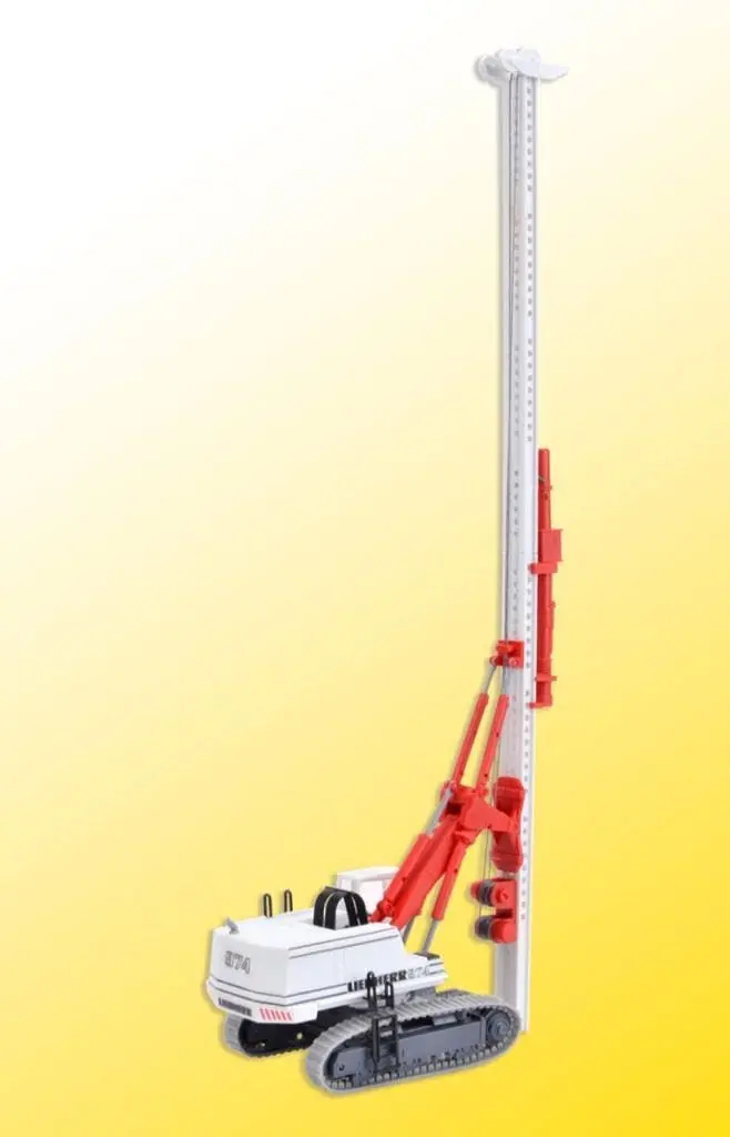 Kibri 11253 - LIEBHERR 974 mit Ramm- und Ziehgerät H0 1:87
