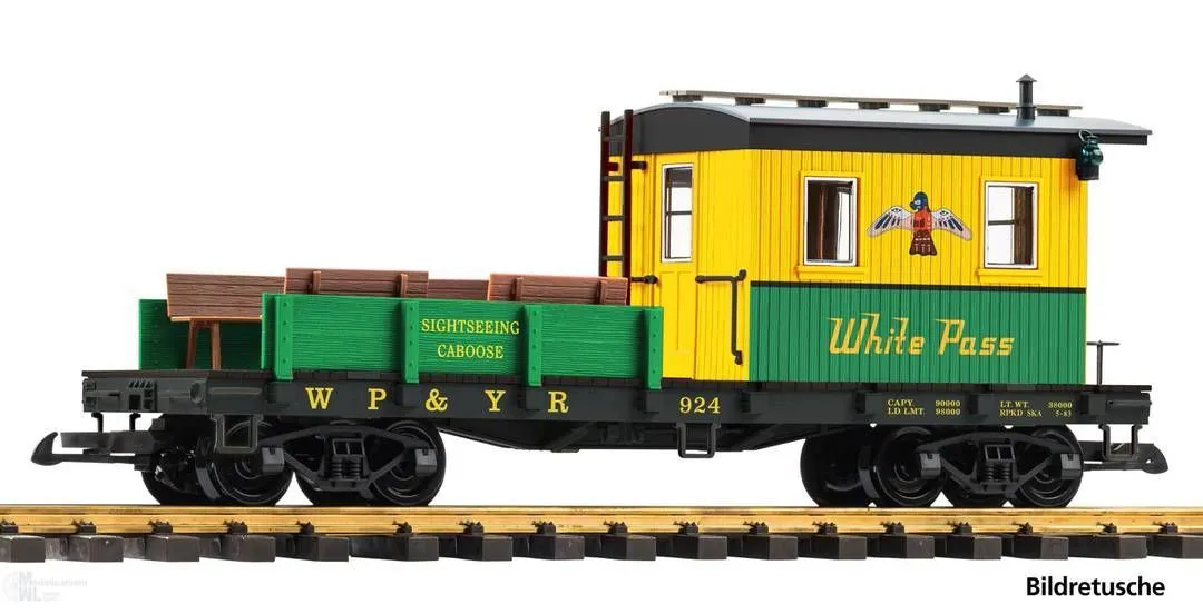 Piko 38990 - Aussichtswagen WP&YR Spur G 1:22,5