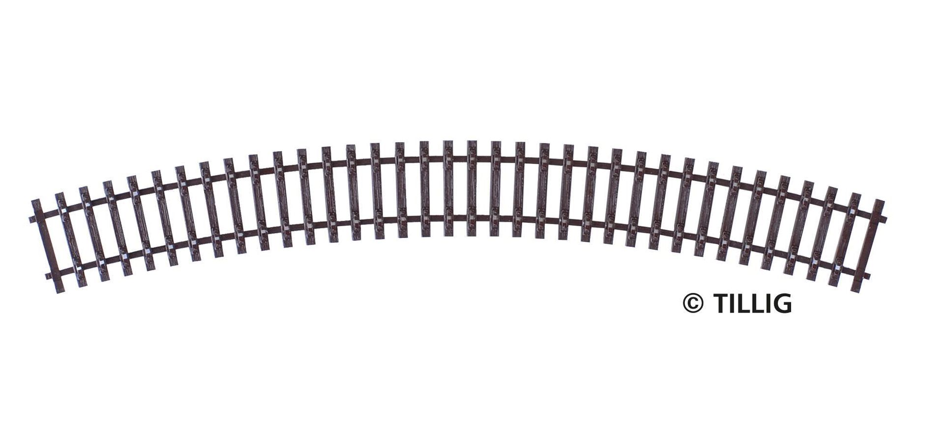 Tillig 83006 - Schwellenband gebogen R21 R353 22 / 30° TT 1:120 Tillig 83006 - Schwellenband gebogen R21 R353 22 / 30° TT 1:120