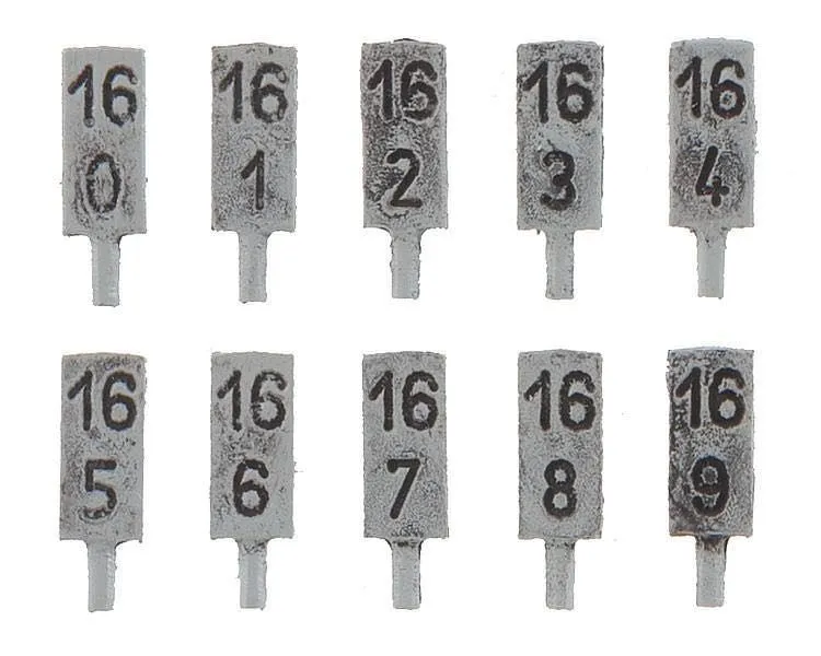 Faller 180952 - 10 Hektometersteine H0 1:87