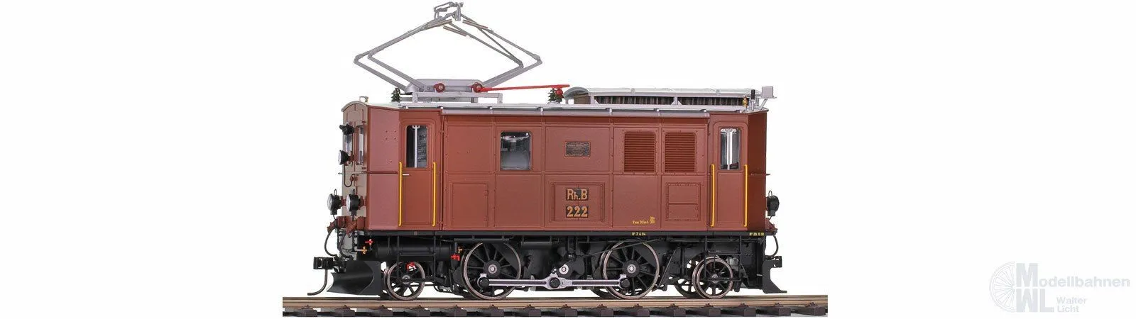 Bemo 9256122 - E-Lok Ge 2/4 RhB Ep.VI 222 0m
