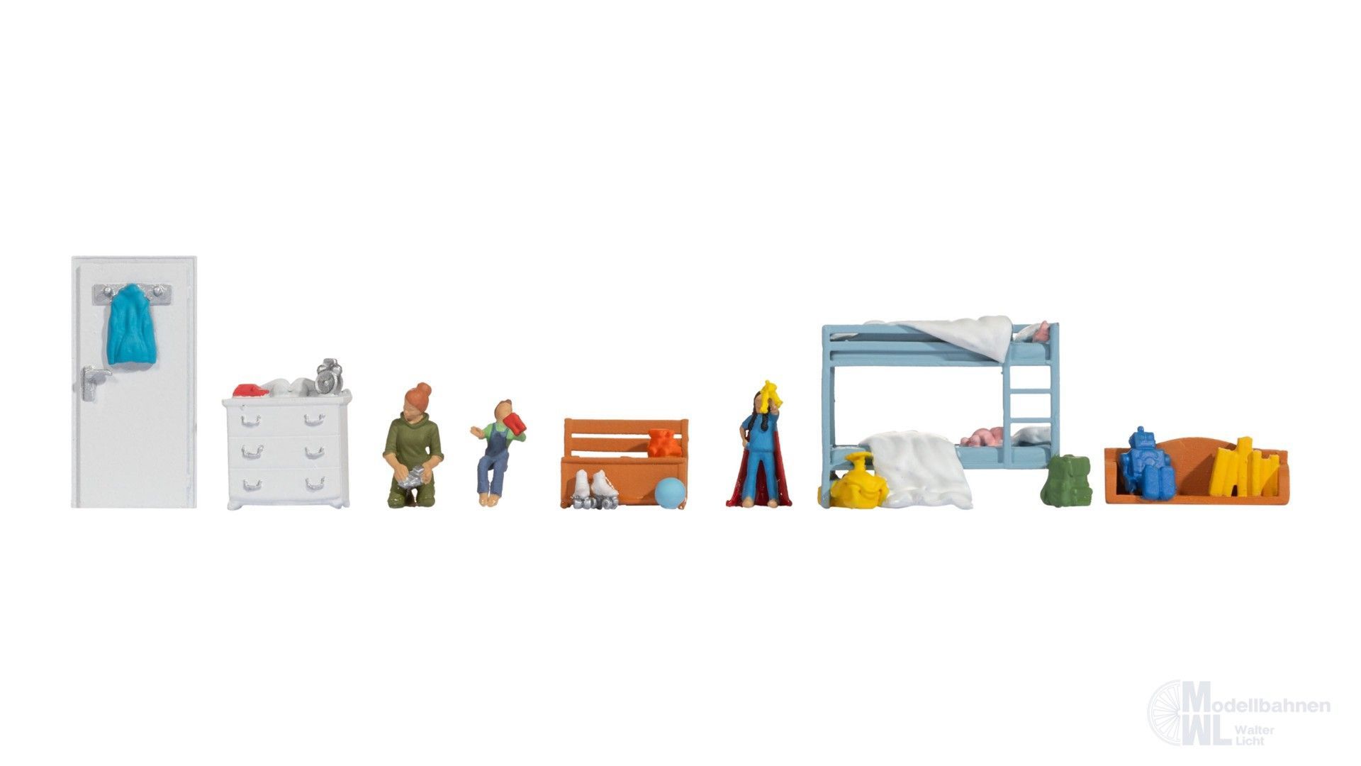 Noch 16288 - Figuren-Themenwelt Kinderzimmer H0 1:87 Noch 16288 - Figuren-Themenwelt Kinderzimmer H0 1:87