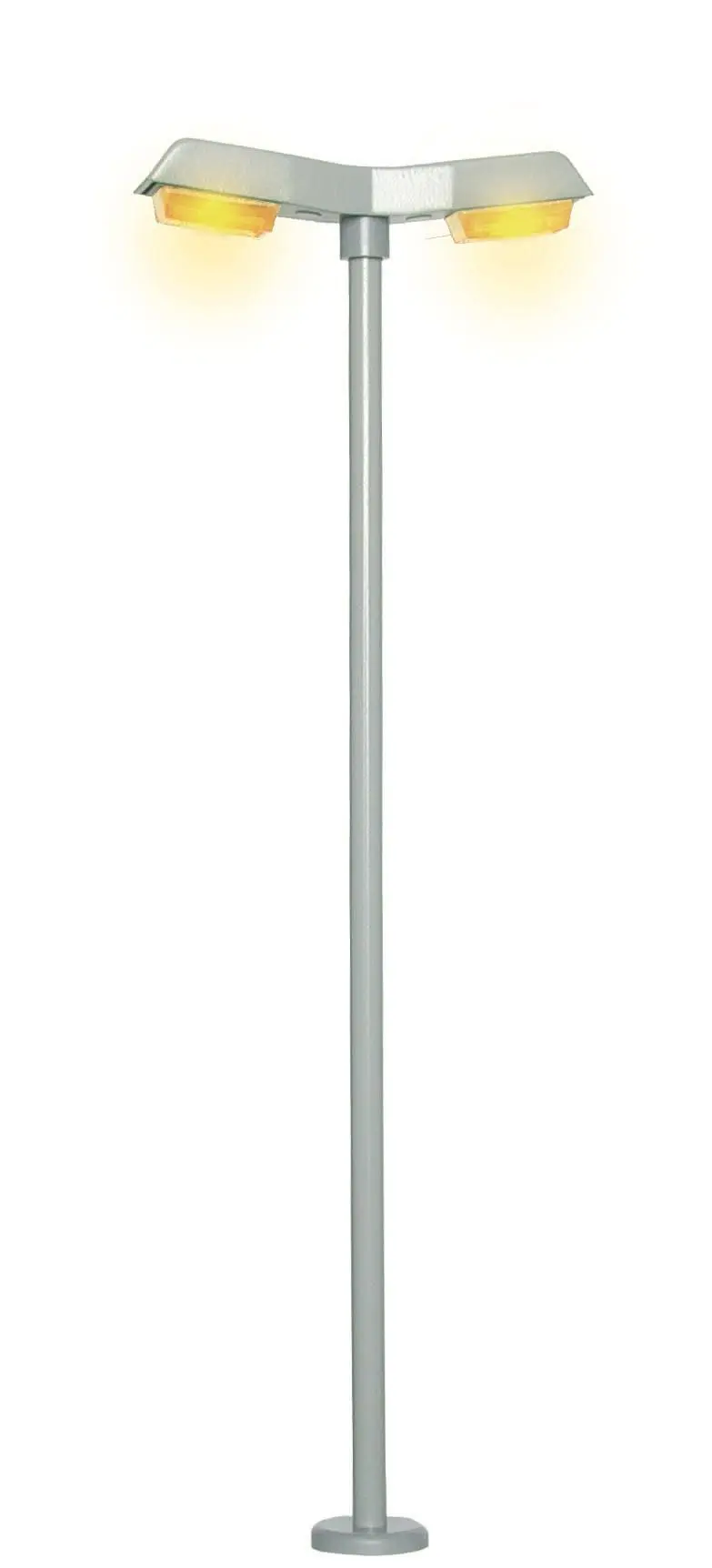 Viessmann 6098 - Straßenleuchte modern doppelt LED gelb H0 1:87