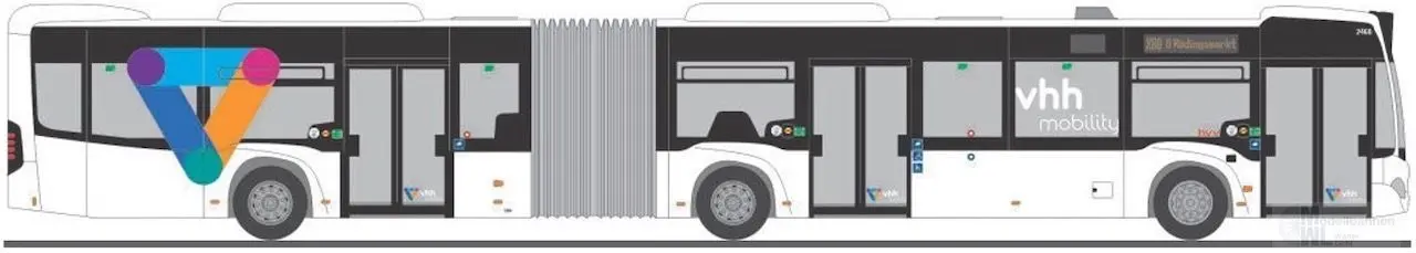 Rietze 69328 - Mercedes-Benz Citaro G ´12 vhh mobility H0 1:87