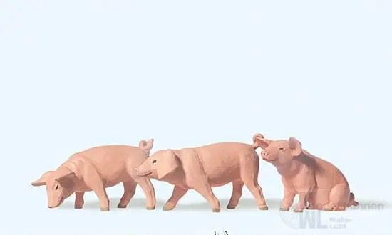 Preiser 47048 - 3 Ferkel 1:25