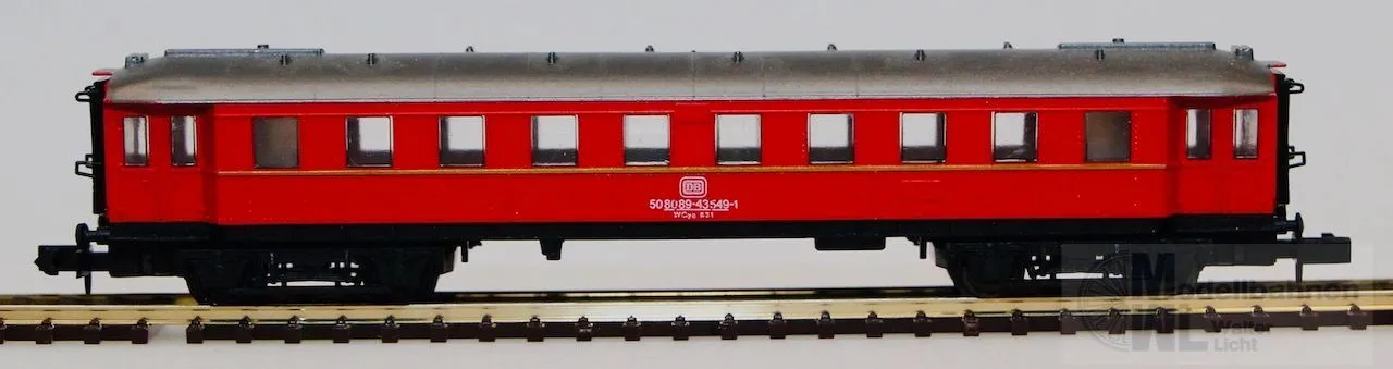 Arnold 0333 - ARNOLD - Gesellschaftswagen DB rot By 655 N 1:160