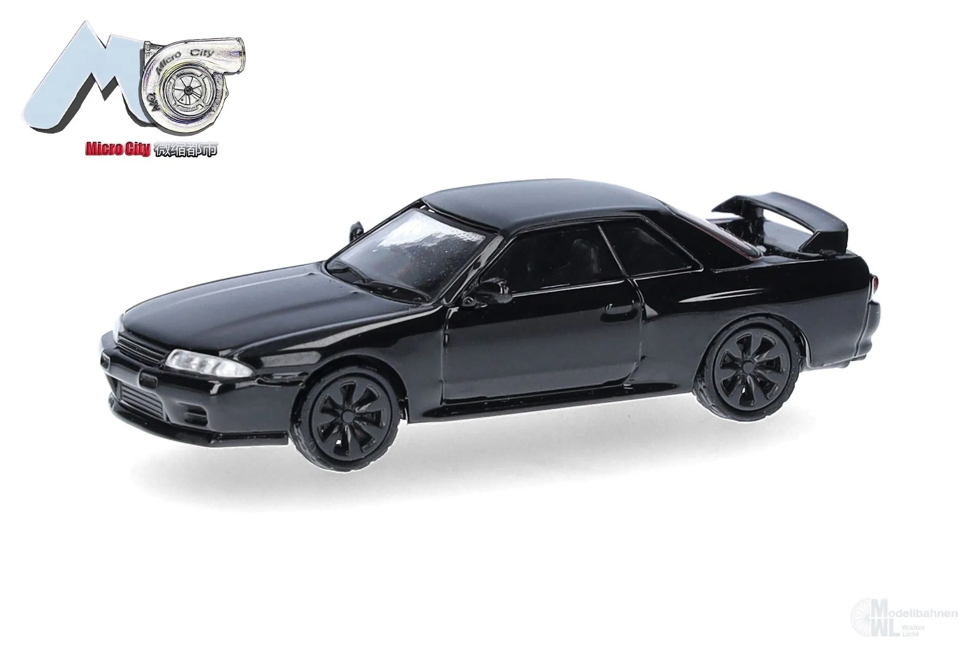 Herpa 87MC000091 - Nissan Skyline GTR32 schwarz H0 1:87