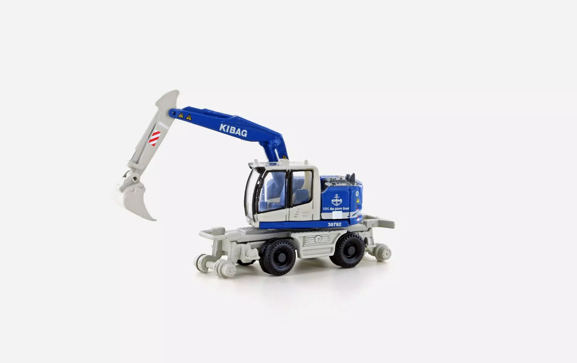 Lemke Minis 4259 - Liebherr A922 rail 2-Wege Bagger KIBAG (CH) N 1:160