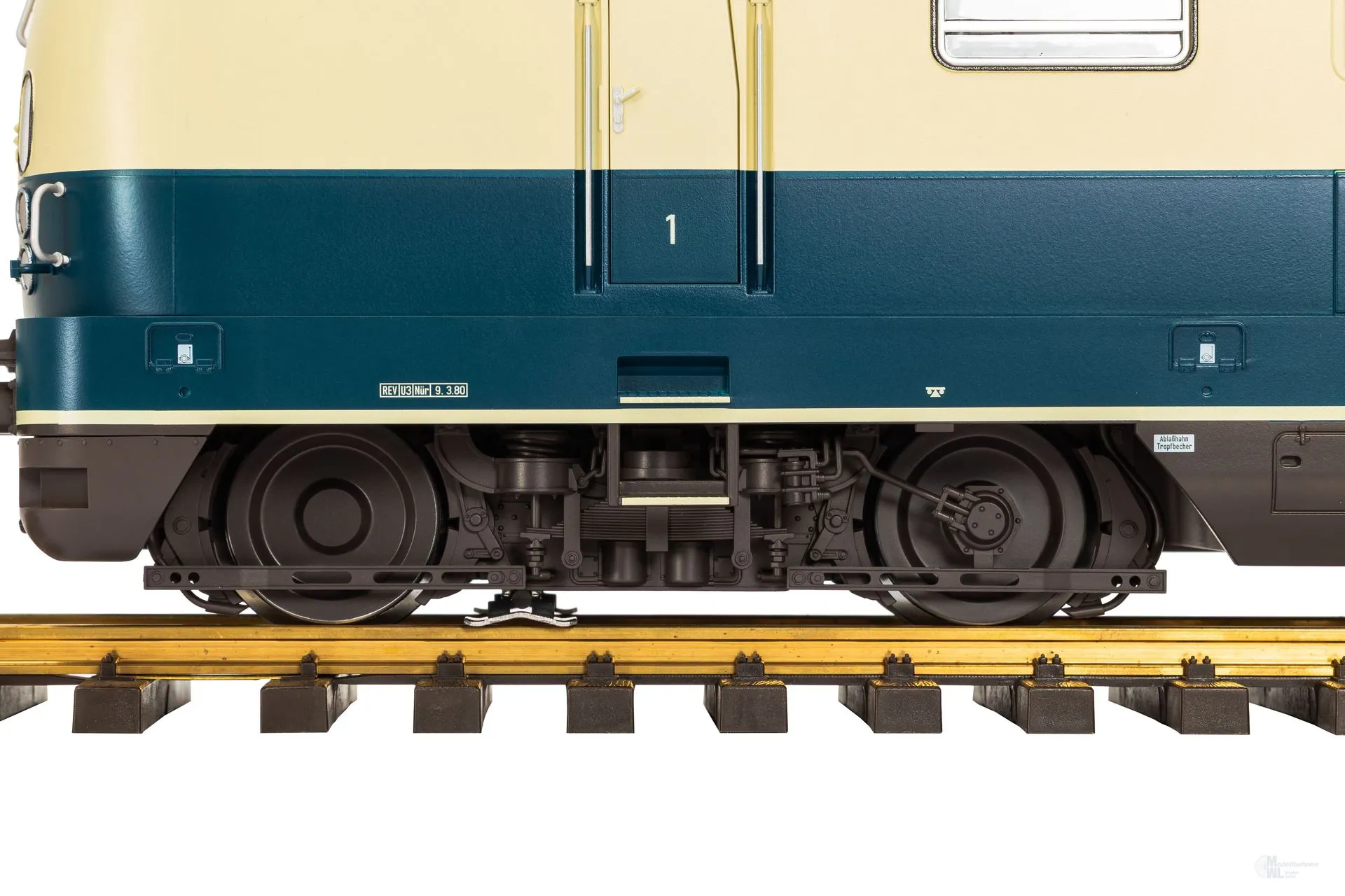 Piko 37462 - Diesellok BR 221 DB Ep.IV blau beige Spur G 1:22,5