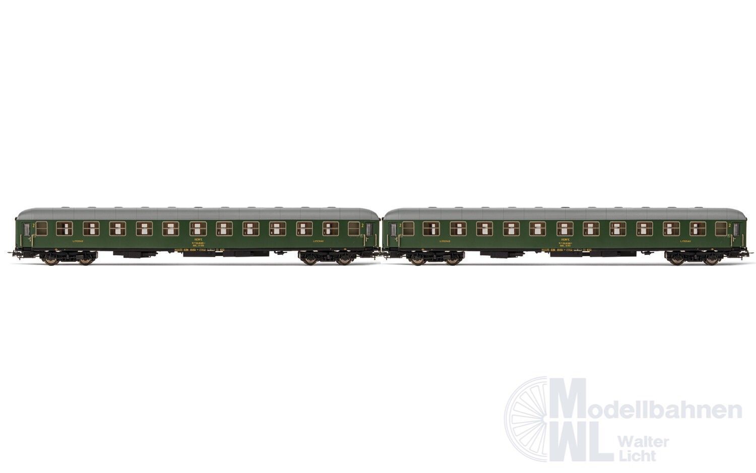 Electrotren 4036 - Liegewagen Set RENFE Ep.IV 2.tlg. H0/GL Electrotren 4036 - Liegewagen Set RENFE Ep.IV 2.tlg. H0/GL