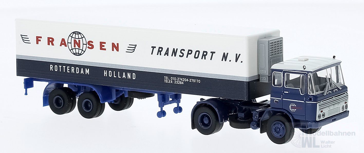 Brekina 85293 - DAF FT 2600 Kühlkoffer-SZ Fransen 60er-Jahre (NL) H0 1:87 Brekina 85293 - DAF FT 2600 Kühlkoffer-SZ Fransen 60er-Jahre (NL) H0 1:87