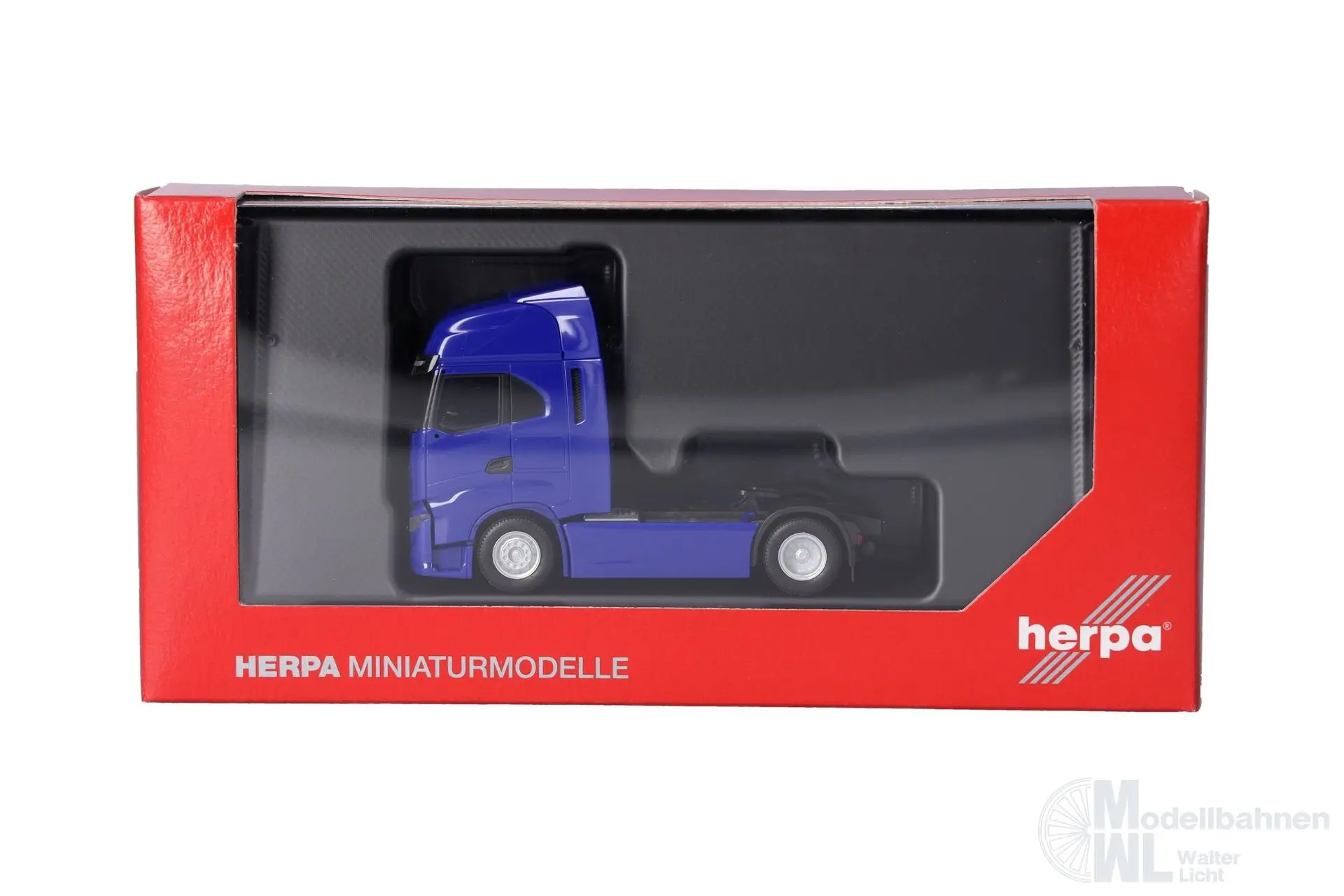 Herpa 319461-002 - Iveco S-Way facelift Zugmaschine 2achs ultramarinblau H0 1:87