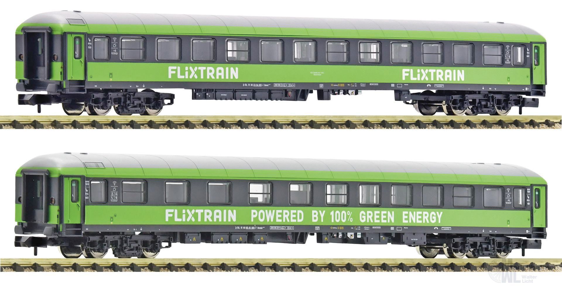 Fleischmann 6260085 - Personenwagen Set FLIXTRAIN Ep.VI 2.tlg. N 1:160