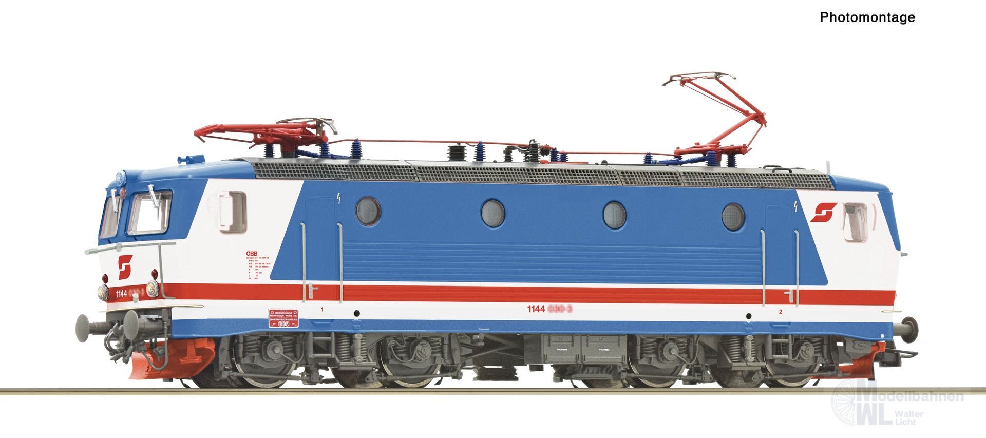 Roco 7520163 - E-Lok Rh 1144 ÖBB Ep.V H0/WS Sound