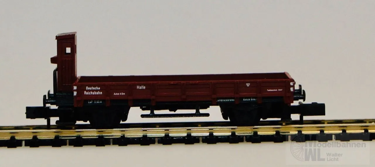 Arnold 4532 - ARNOLD - Niederbordwagen DRG Ep.II mit Bremserhaus N 1:160