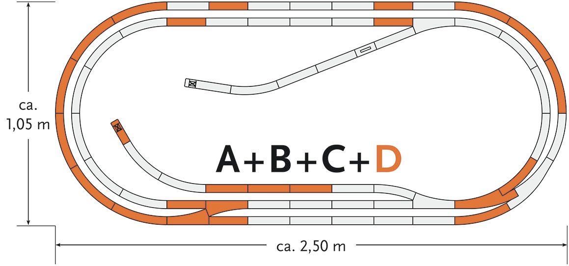 Roco 61103 - Gleisset D GeoLine H0/GL