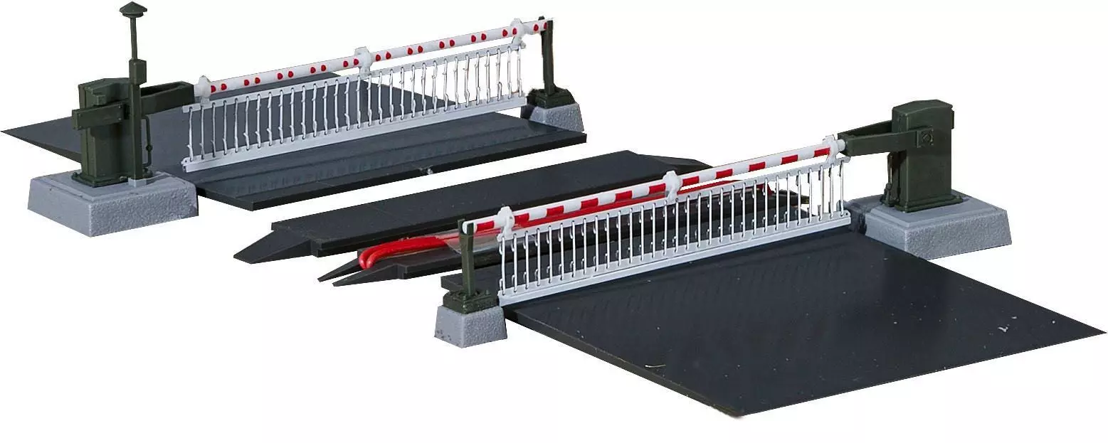 Viessmann 5104 - Bahnschranke mit Behang vollautomatisch H0 1:87