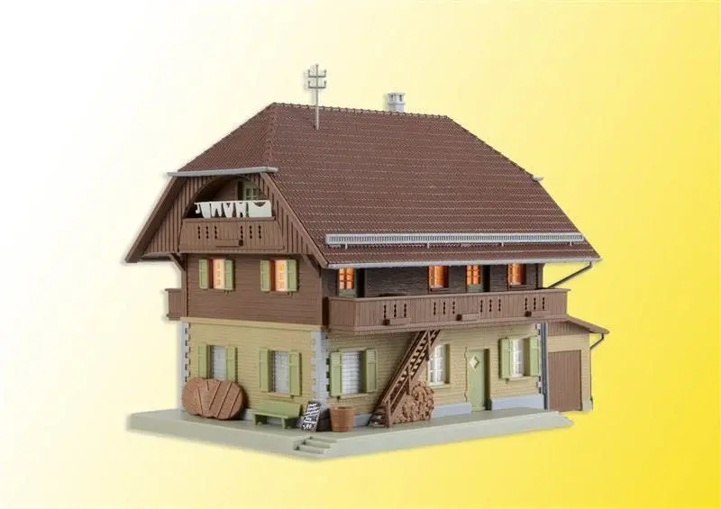 Kibri 38024 - Käserei Thal in Heimisbach inkl. Hausbeleuchtungs Startset H0 1:87