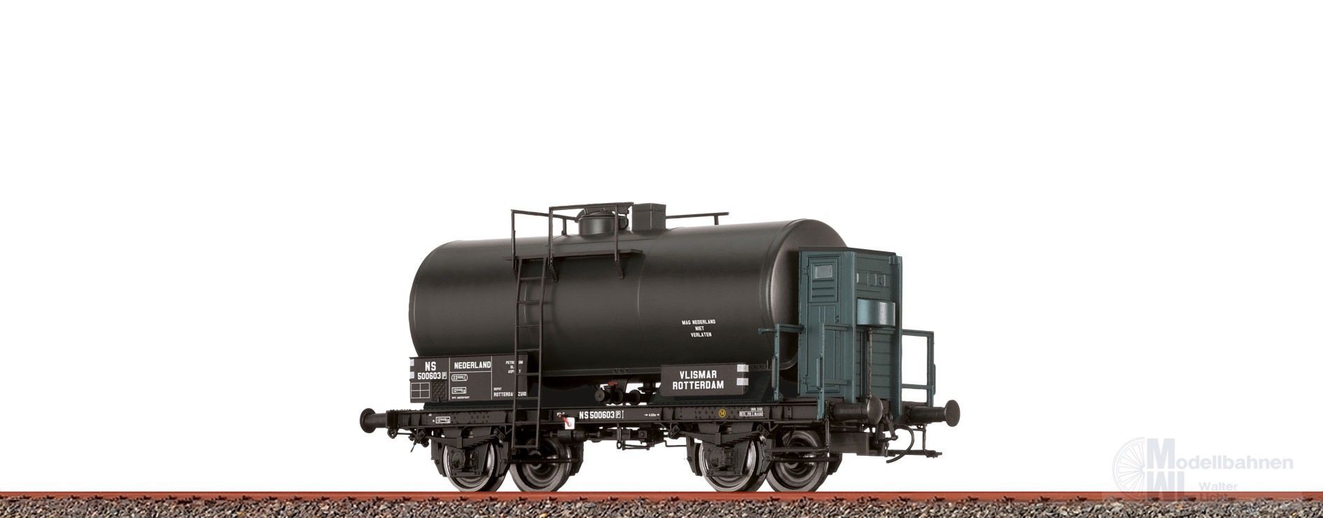 Brawa 49254 - Kesselwagen NS Ep.III Z (P) Vlismar Rotterdam H0/GL