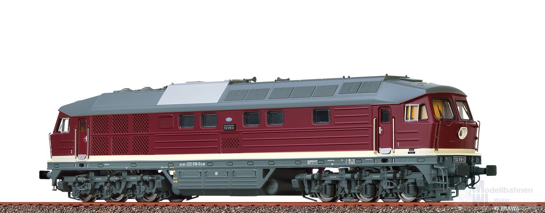 Brawa 61048 - Diesellok BR 132 618-0 DB Ep.VI N 1:160 Brawa 61048 - Diesellok BR 132 618-0 DB Ep.VI N 1:160
