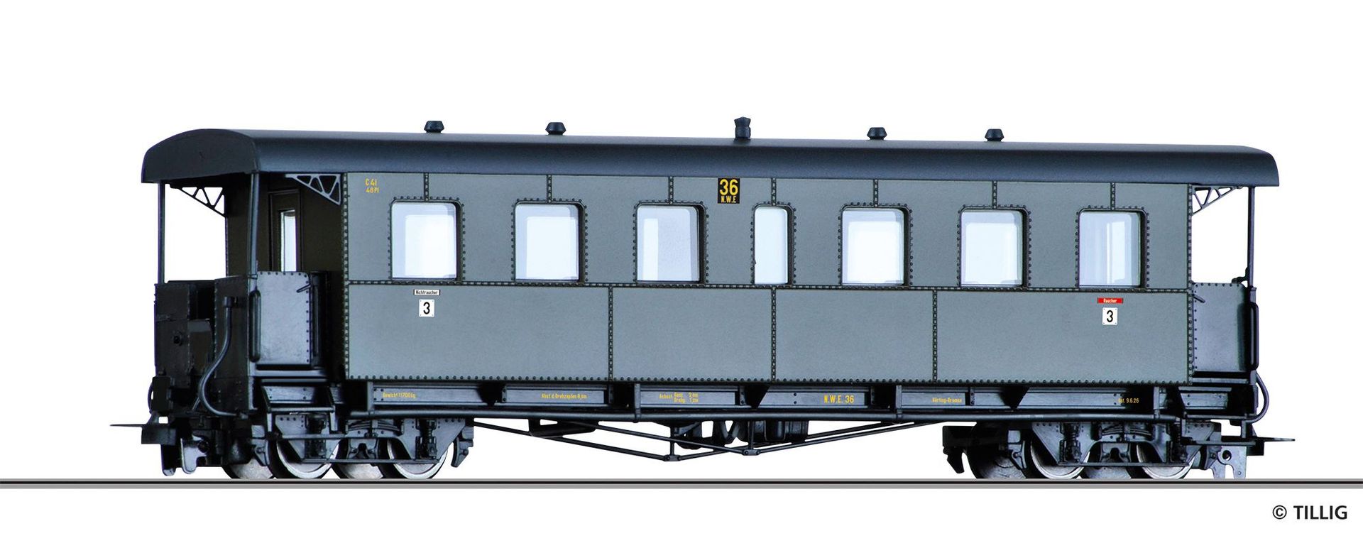 Tillig 13938 - Personenwagen NWE Ep.II C4i H0m