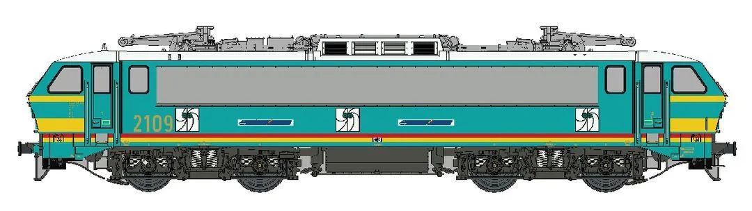LS Models 12081DCS - E-Lok HLE 21 SNCB Ep.Vb H0/GL Sound
