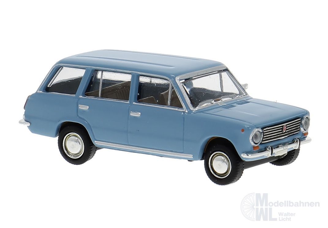 Brekina 22425 - Fiat 124 Familiare in hellblau H0 1:87