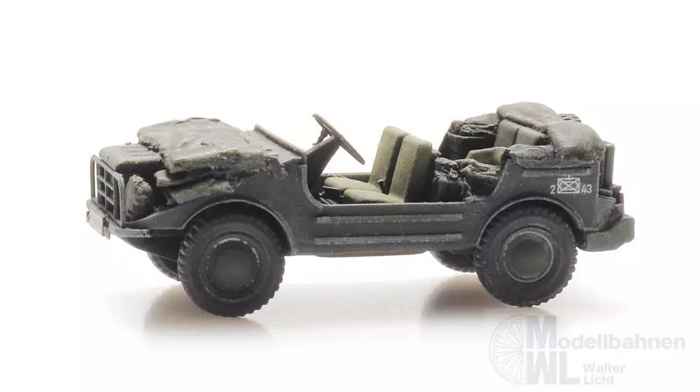 ARTITEC b.v. 6870445 - BRD DKW Munga F91/4 gefechtsklar Fertigmodell H0 1:87