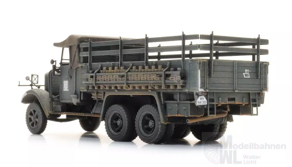 ARTITEC b.v. 6870503 - WM Henschel 33 D1 cargo grau Fertigmodell H0 1:87