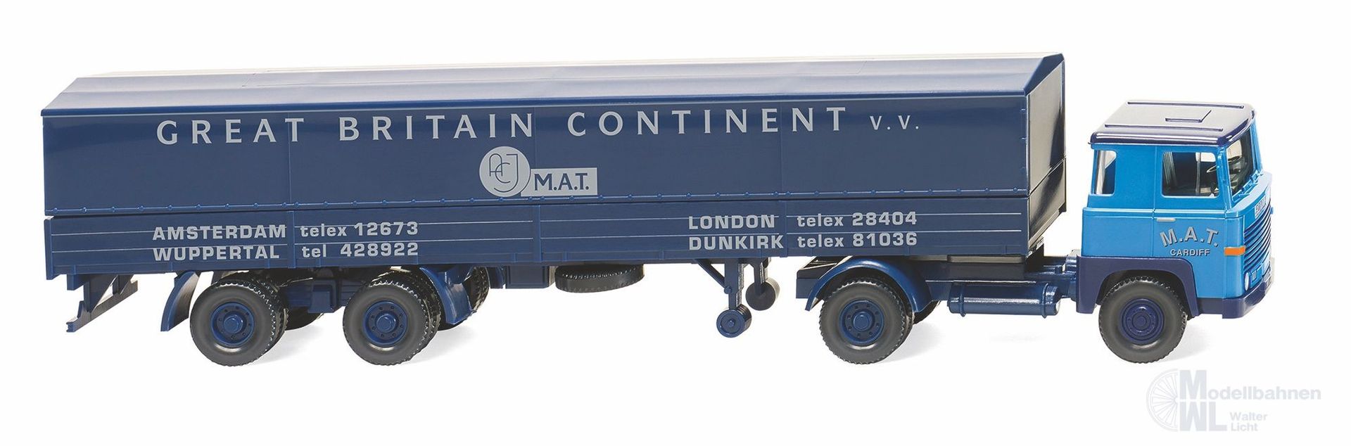 Wiking 051702 - Pritschensattelzug Scania H0 1:87