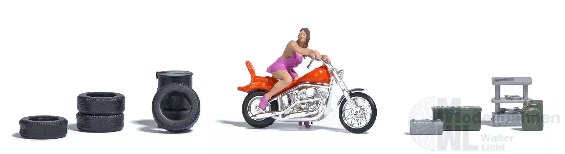 Busch 79811 - A-Set:Biker Model H0 1:87