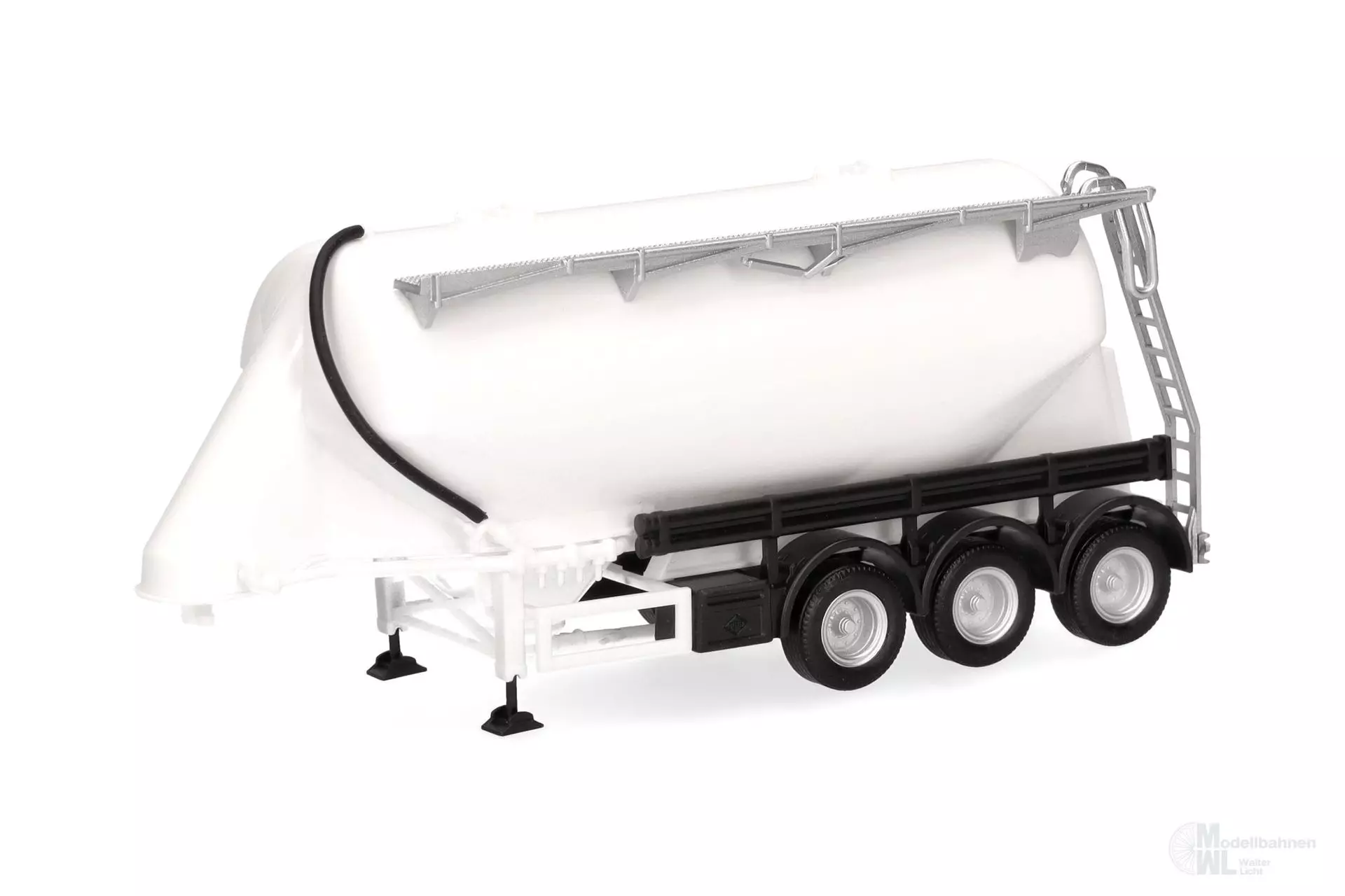 Herpa 076821-002 - Eutersilo-Auflieger 35m³ 3-achs weiß H0 1:87