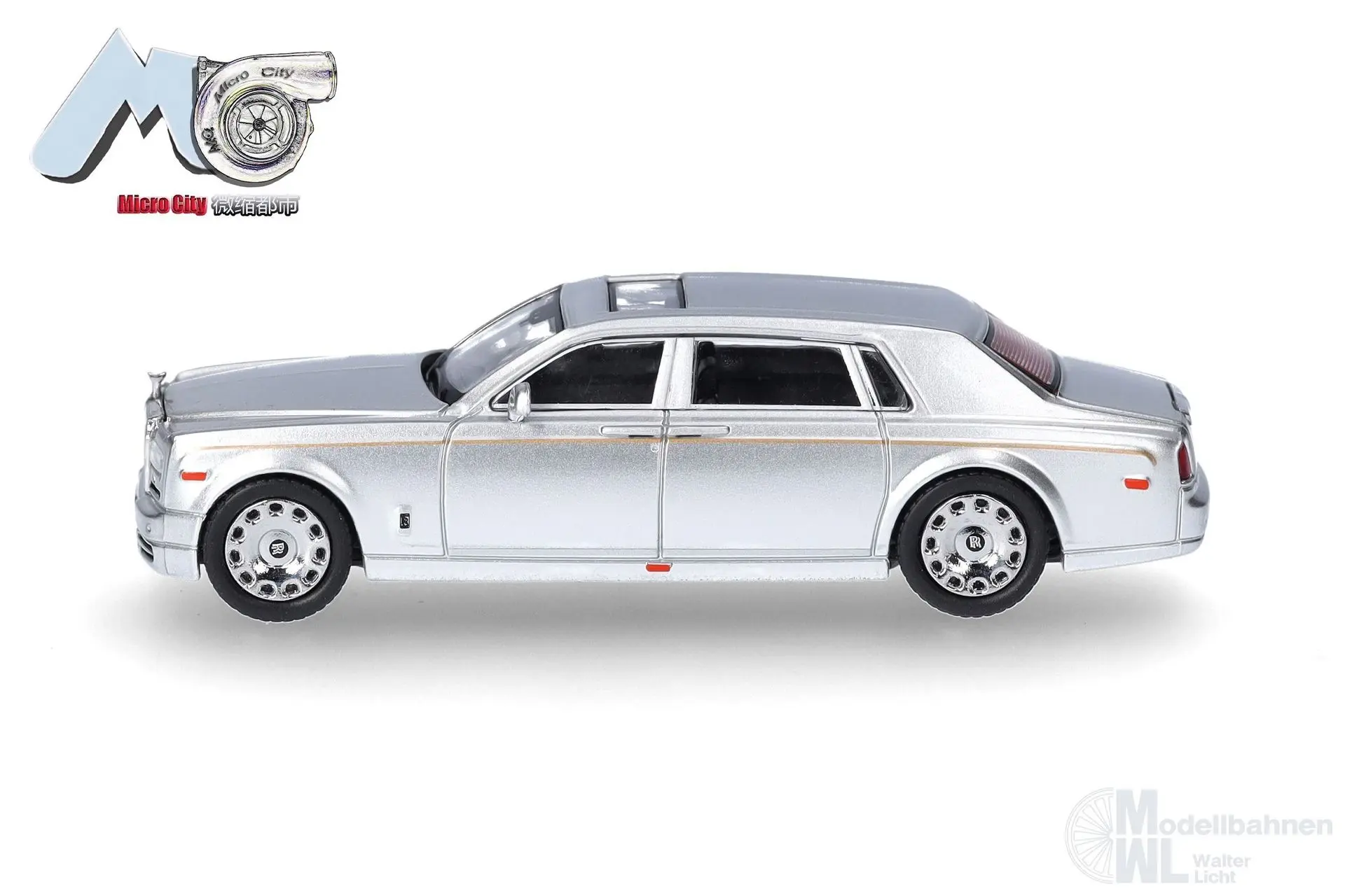 Herpa 87MC000066 - Rolls Royce Phantom, silber H0 1:87