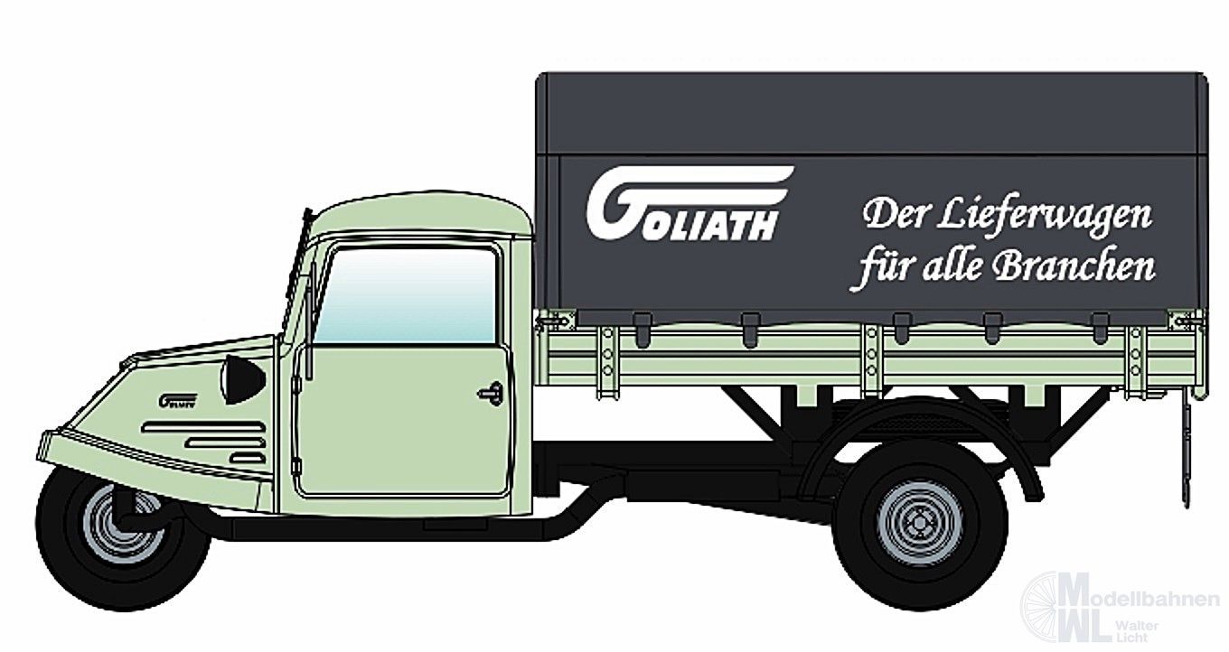 NPE NA88192 - Goliath GD 750 Pritsche/Plane Werbewagen H0 1:87