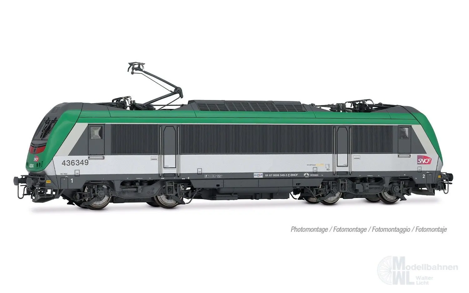 Jouef 2480S - E-Lok BR 436300 SNCF Ep.VI FRET H0/GL Sound
