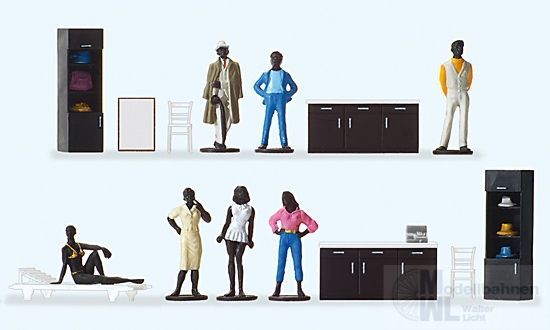 Preiser 17700 - Ladeneinrichtung Modeboutiqu H0 1:87