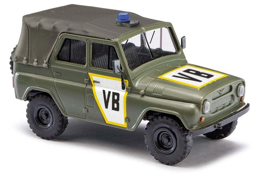 Busch 52115 - UAZ 469 Polizei CZ VB H0 1:87 Busch 52115 - UAZ 469 Polizei CZ VB H0 1:87