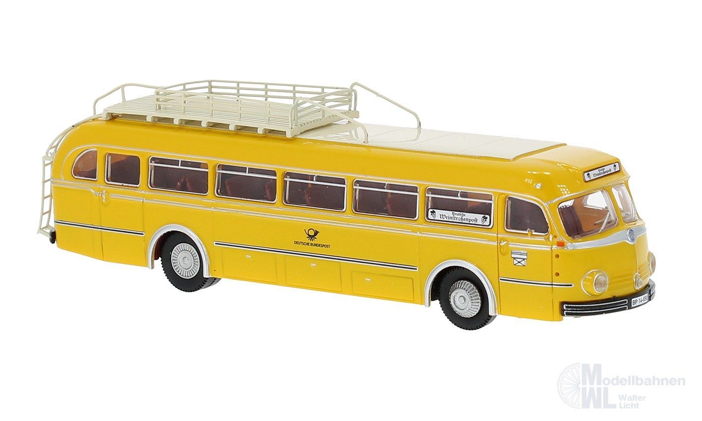 Brekina 50519 - Mercedes-Benz O6600H Reisebus der Deutschen Bundespost H0 1:87
