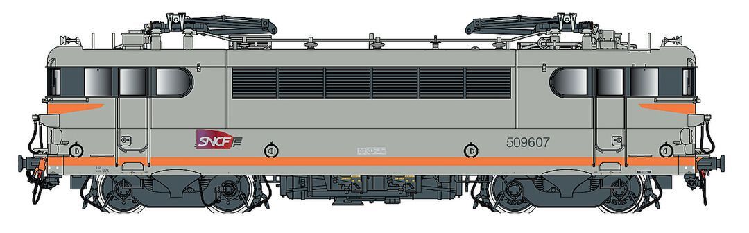 LS Models 10222 - E-Lok Serie BB 509607 SNCF Ep.VI beton H0/GL