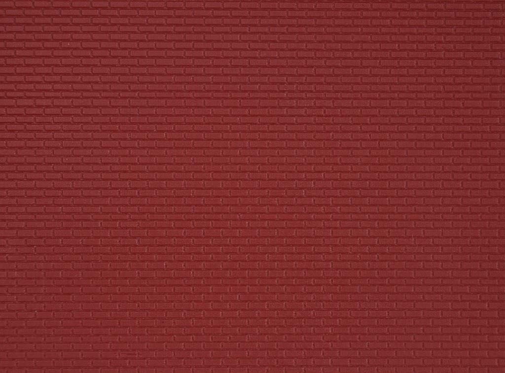 Kibri 34122 - Backsteinmauerplatte L 20 x B 12 cm H0 1:87