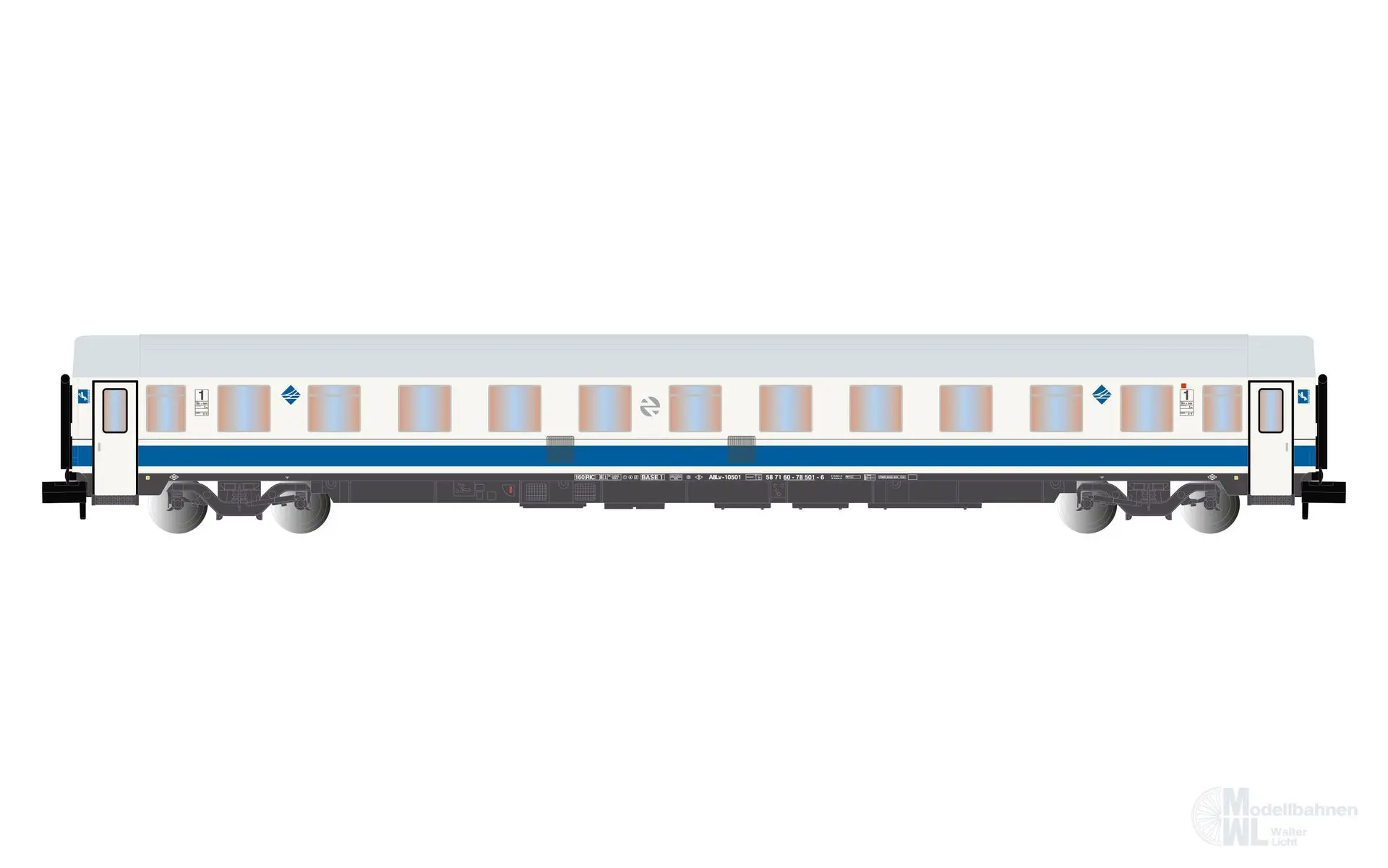 Arnold 4459 - Personenwagen RENFE 1.Kl. Ep.5 Largo Recorrido N 1:160
