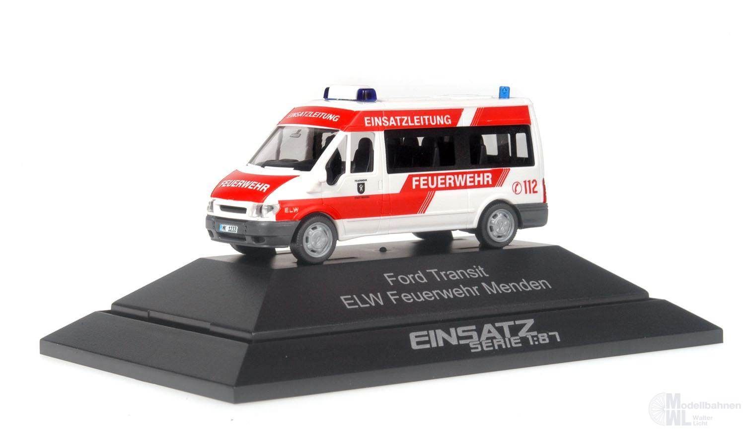 Rietze 51048 - Ford Transit 2000 FW Menden ELW H0 1:87