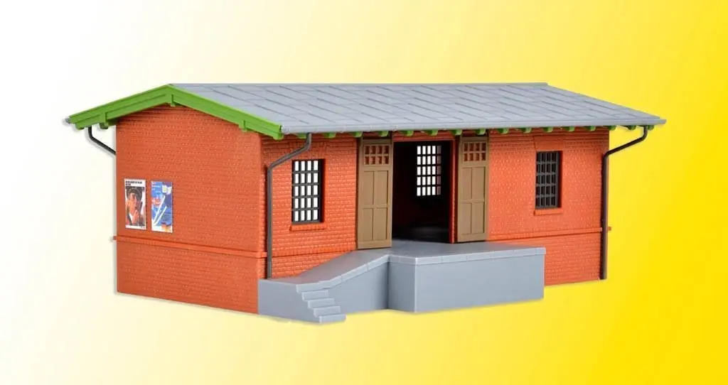 Kibri 39459 - Güterschuppen Burg-Spreewald H0 1:87