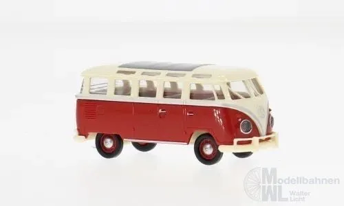 Brekina 31860 - VW T1b Samba rot/elfenbein H0 1:87