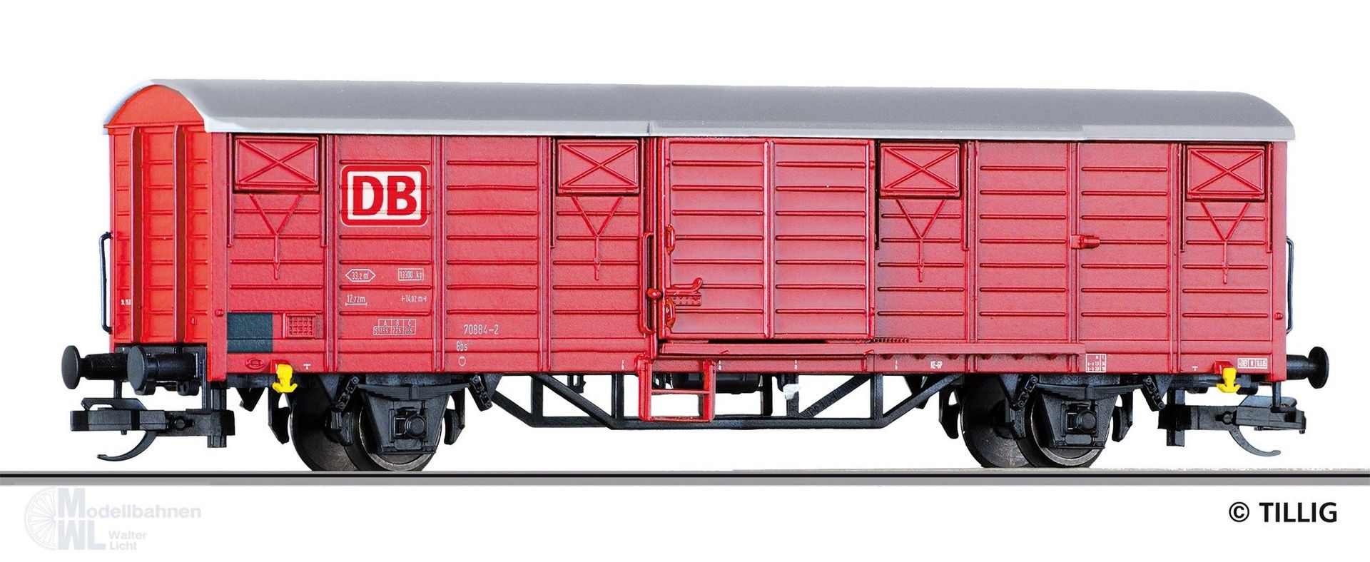 Tillig 502808 - Güterwagen ged. DB Ep.V Gbs TT 1:120 Tillig 502808 - Güterwagen ged. DB Ep.V Gbs TT 1:120