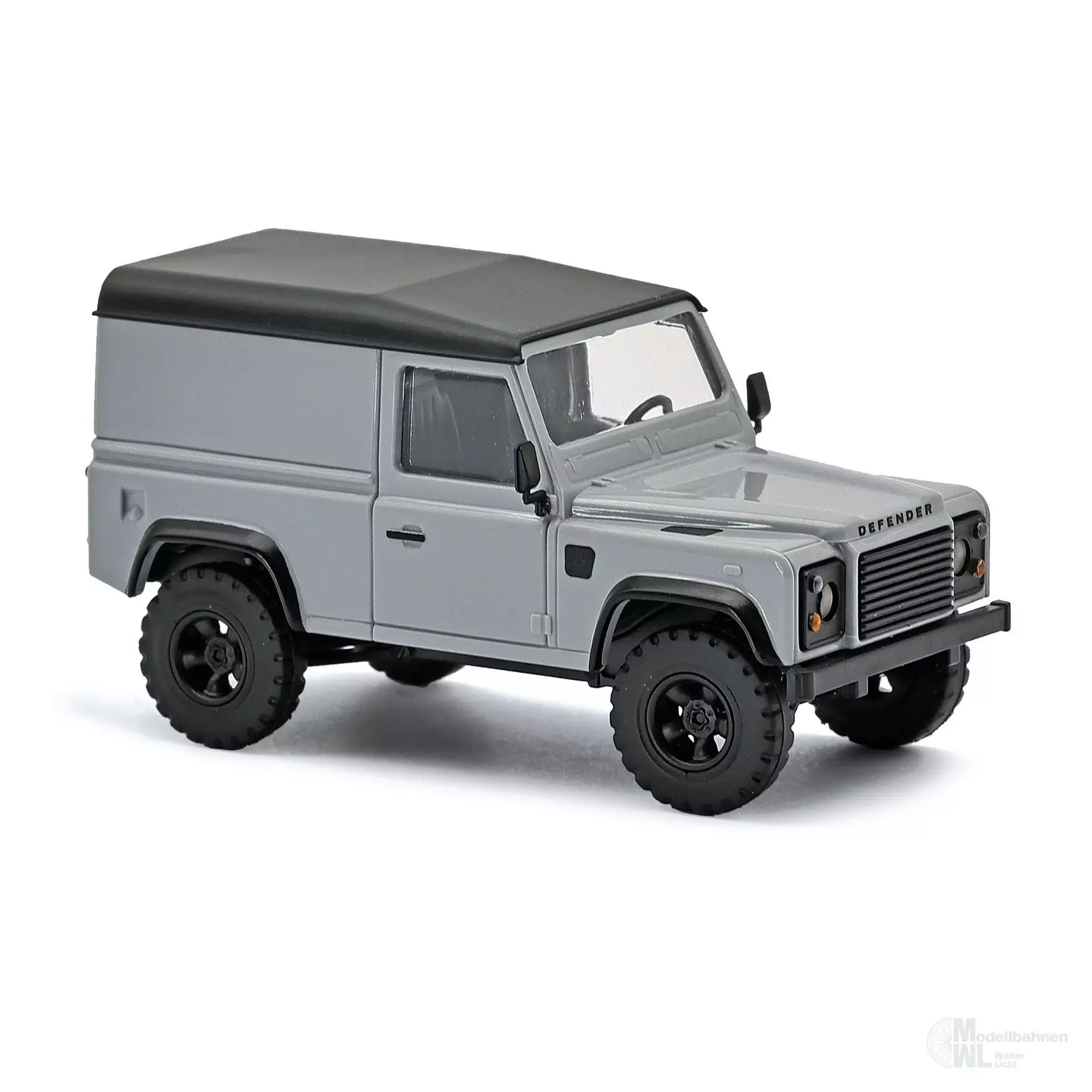 Busch 54356 - Land Rover Defender 90 silber H0 1:87