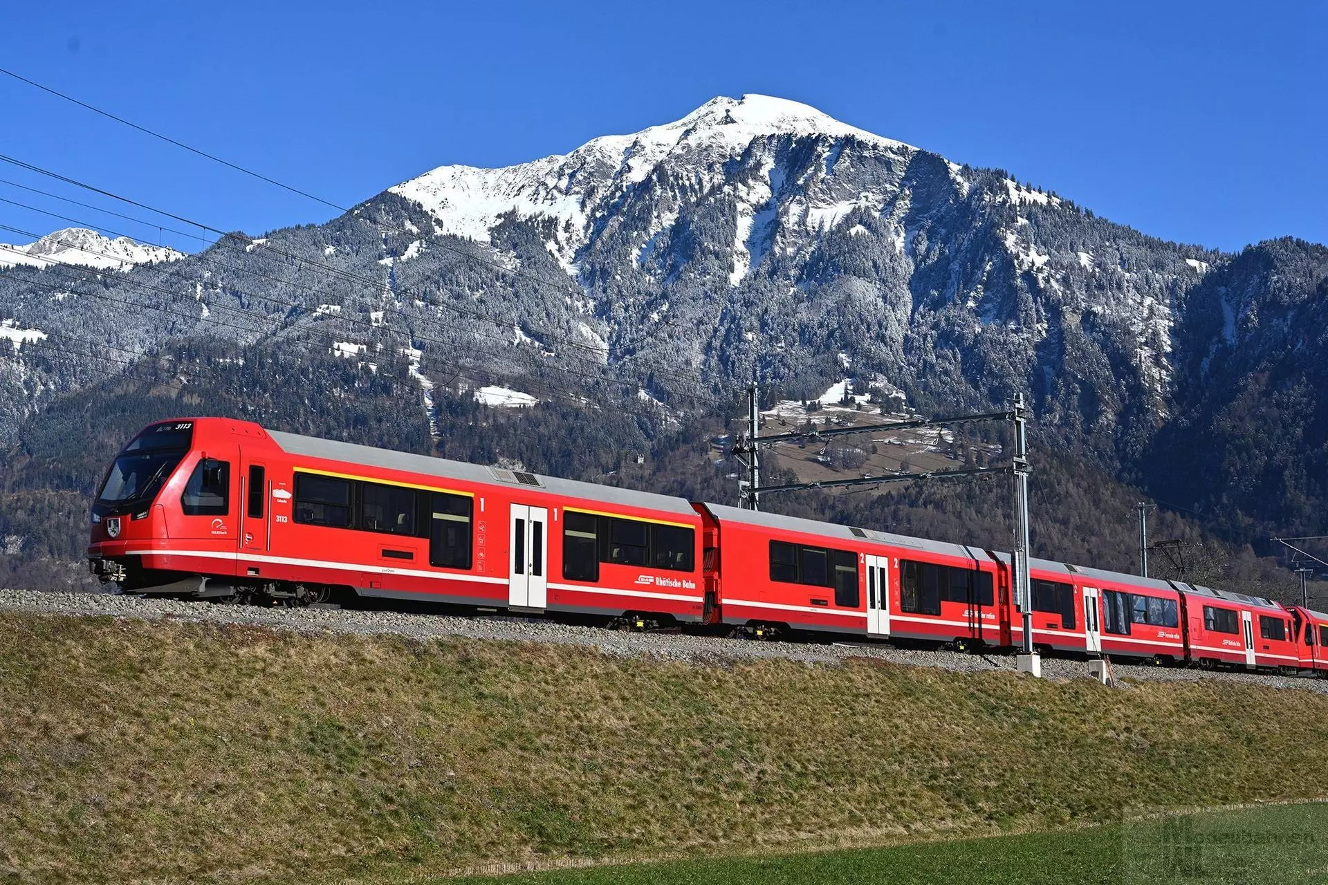 Bemo 7745103 - Triebzug ABe 4/16 RhB Ep.VI 3113 Capricorn Calanda H0/GL Sound